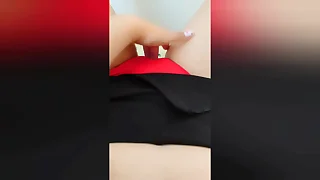 Young stepsister masturbates their way wet pussy through red panties right away lodging alone - LuxuryOrgasm